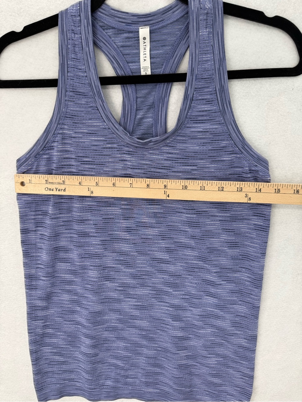Athleta Women's Blu/Purple Space-Dye Racerback Tank Small - Picture 4 of 6